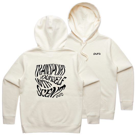 Womens Stencil Ecru Hood
