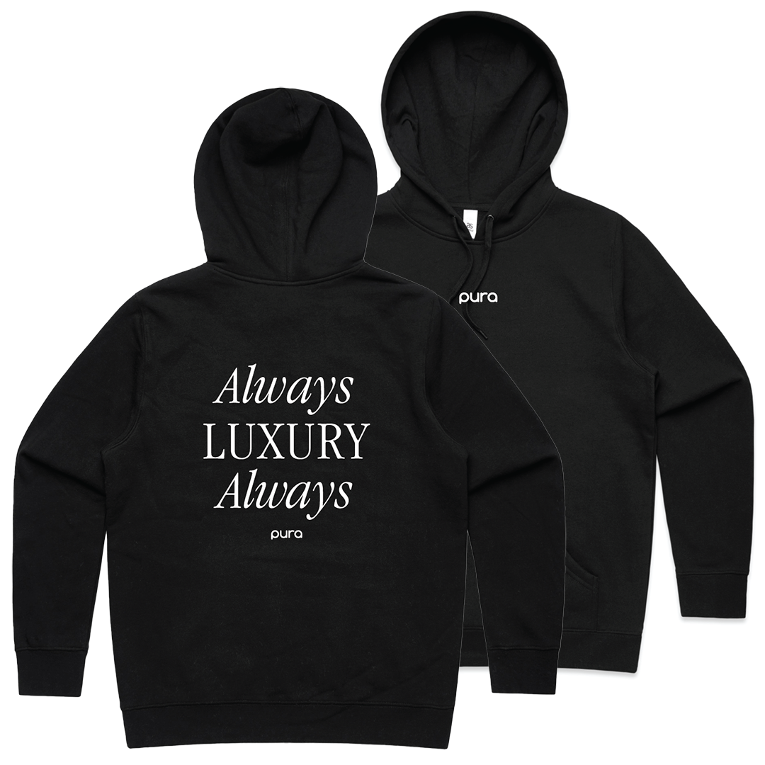 Womens Stencil Black Hood