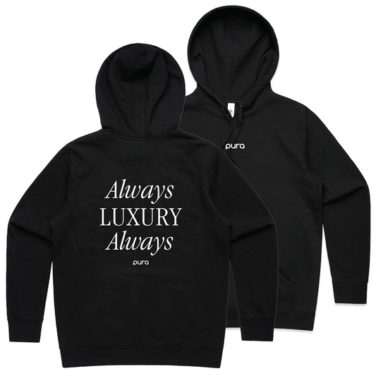 Womens Stencil Black Hood